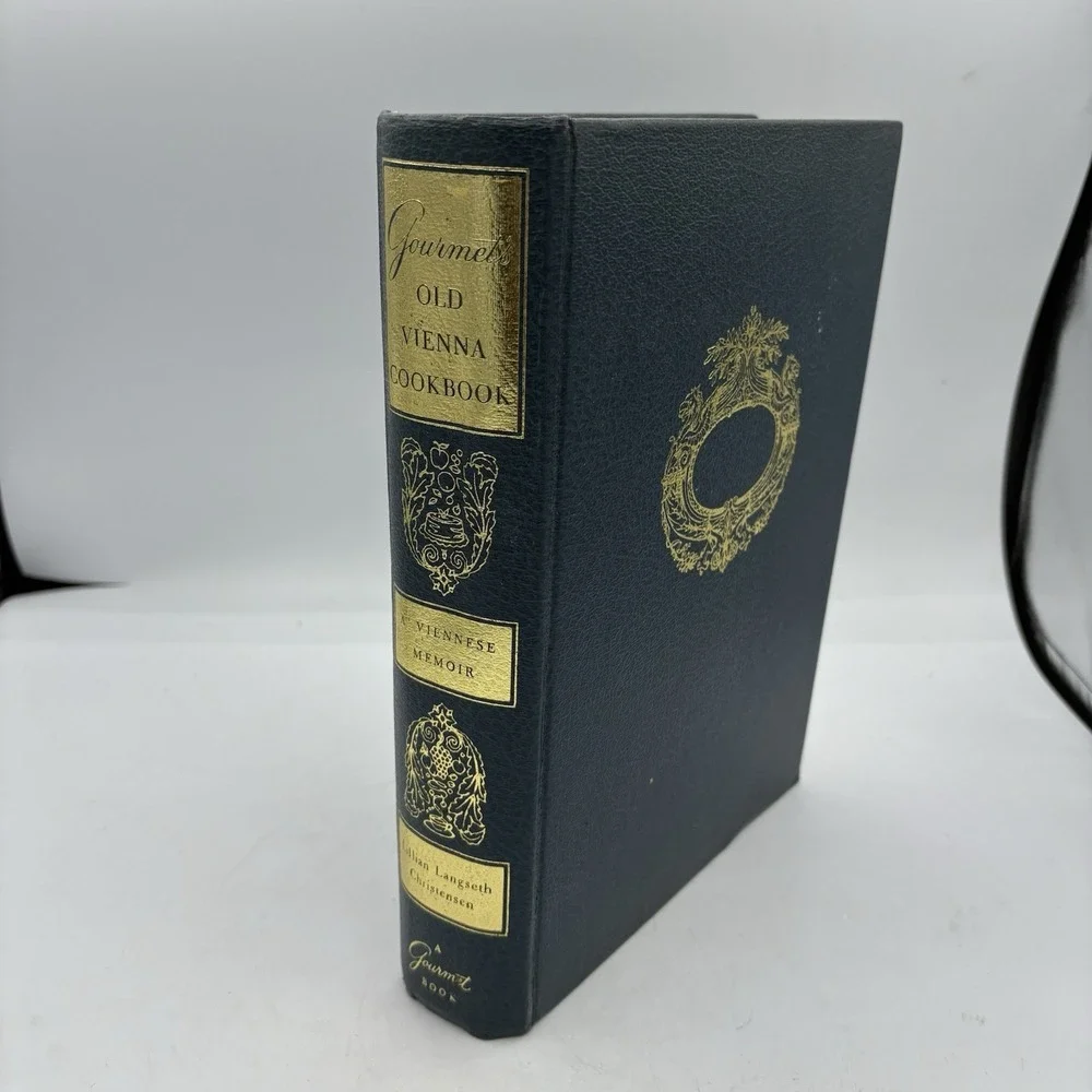 Gourmet's Old Vienna Cookbook HC Vintage Christensen‎ 1st Ed 3rd Print 1968